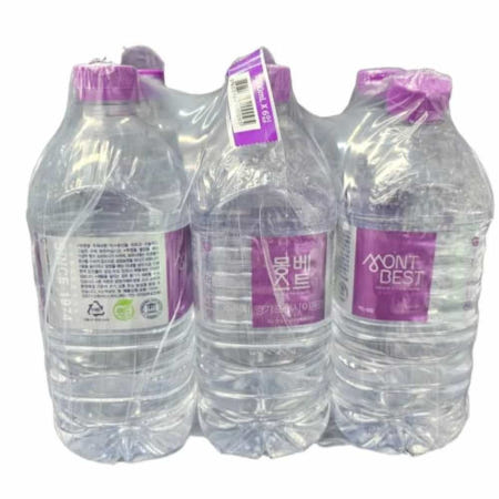 업체협력사 몽베스트 샘물 1L 6병 물1리터 1L생수