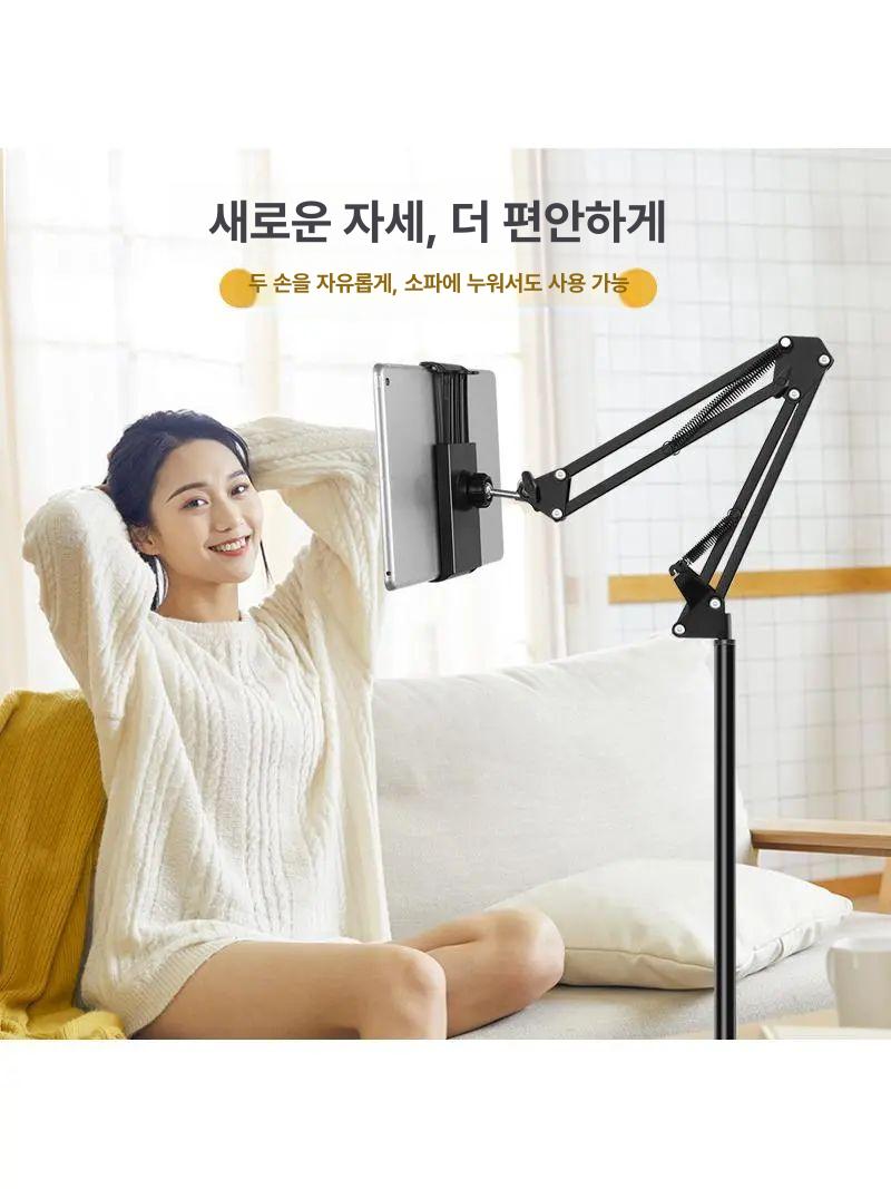 휴대폰 태블릿 거치대 자바라 그립 스탠드 클램프 집게형 YX 203 소프트 135 이하 A - 상세 이미지 2