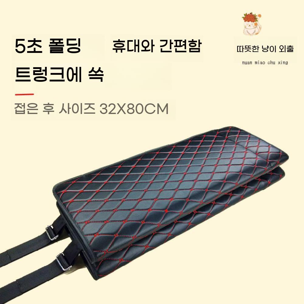 자동차 패드 뒷자석 침대 뒷자리 매트 캠핑 차량 평탄화 차박 차량용 매트리스 트렁크 뒷좌석 - 상세 이미지 4