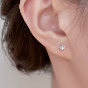 S925 은침 4mm 원형 큐빅 바벨피어싱 아르제아 솔직 후기 | 실사용자 리뷰 분석 - 상품 이미지 2