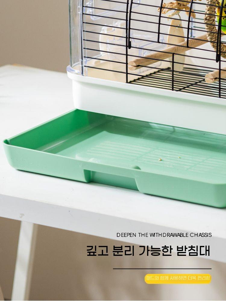 앵무새 휴대용 투명 새 외출 새집 여행 이동장 산책 새장 이동가방 케이지 - 상세 이미지 4