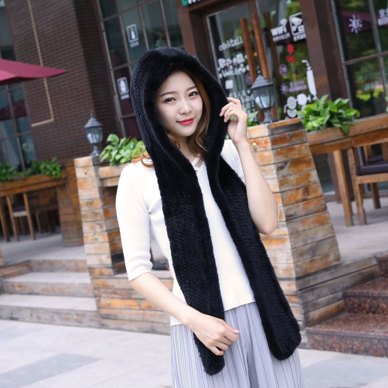 퍼 일체형 후드 머플러 겨울 보온 여성용 방한 스노우 - 상세 이미지 4