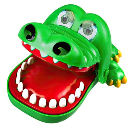 술게임 악어이빨 복불복 룰렛 누르기 벌칙 내기 놀이 보드 게임 보드카페 카지노