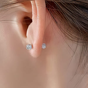 S925 은침 4mm 원형 큐빅 바벨피어싱 아르제아 솔직 후기 | 실사용자 리뷰 분석 - 상품 이미지 1