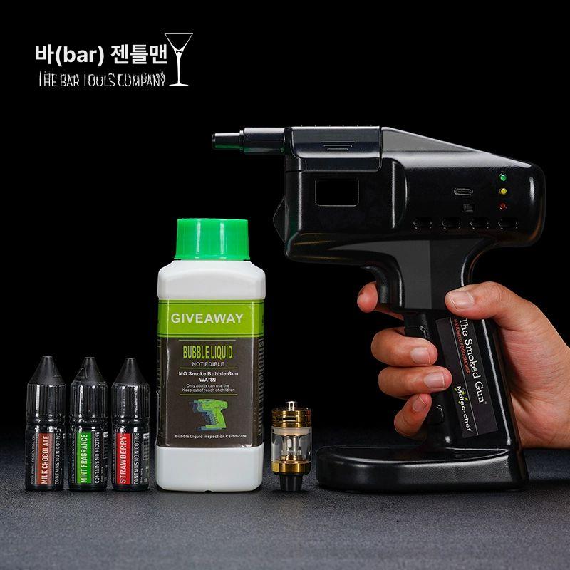 버블건 위스키 훈연기 칵테일 스모크건 바텐더 스모킹 키트 - 상세 이미지 2
