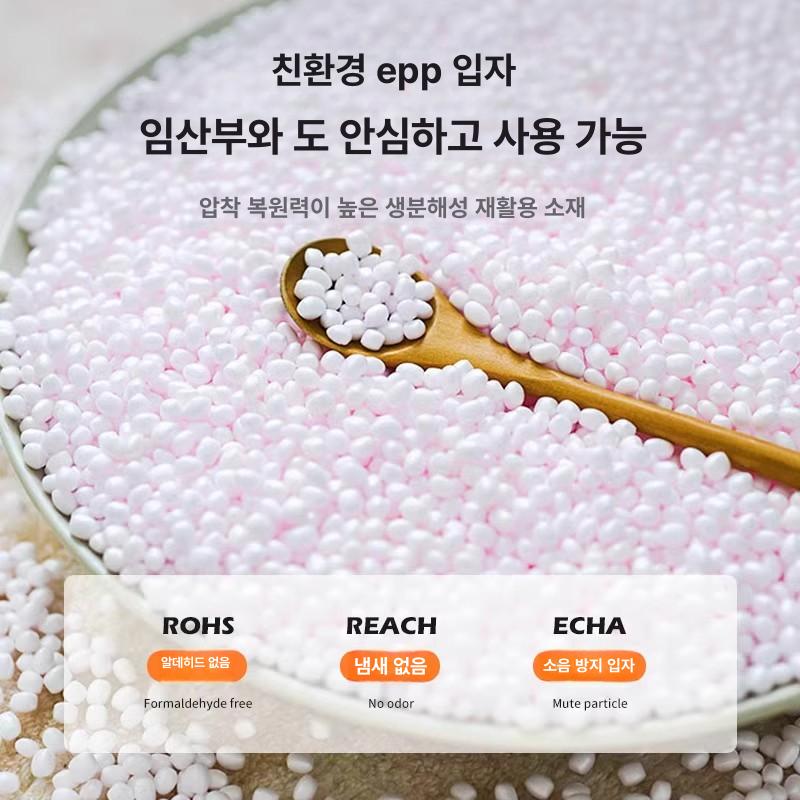 야외 침대 패브릭 거실 쿠션 의자 라운지 체어 안락 얼룩 방지 기술 원단 - 진파랑 EPS충전재 - 상세 이미지 2