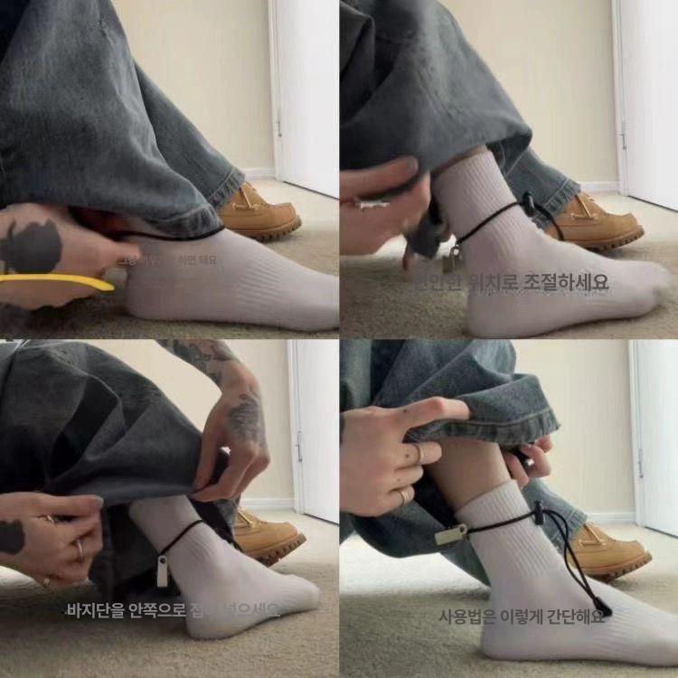 바지 수선용품 기장 수선용 허리 줄임 보조 투명 옷핀형 세트 2개 - 상세 이미지 4