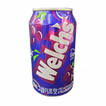 업체협력사 웰치 그레이프맛 355ml 사무실음료수 포도맛탄산음료 탕비실음료