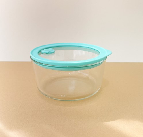 레벤쿠첸 브리드 내열유리 원형 밀폐용기 1650ml 냉동밥 뚜껑 전자레인지 이유식보관용 - 상세 이미지 4
