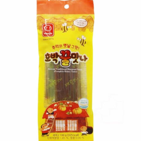업체협력사 호박 꿀 맛나 100g 옛날불량식품 추억간식 옛날과자