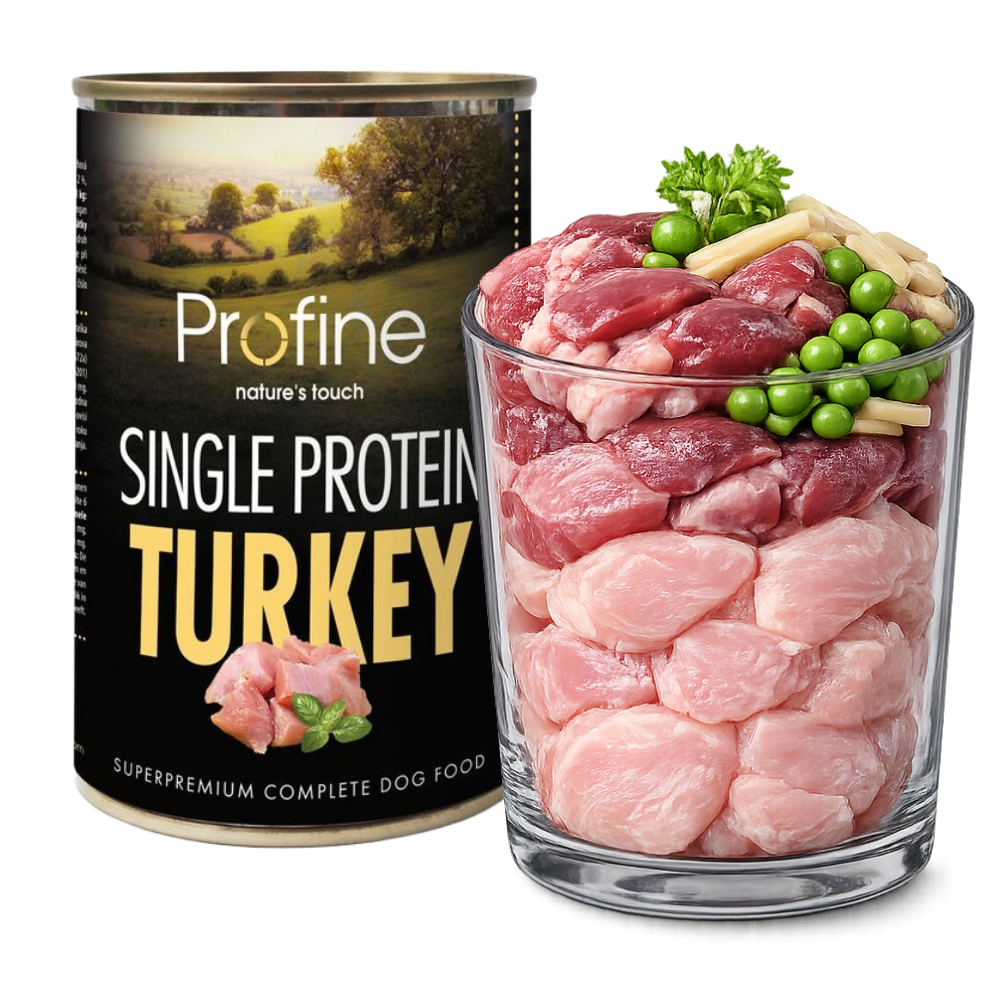 프로파인 내추럴터치 독 LID 싱글프로틴 칠면조, 400g, 6개 이미지 4