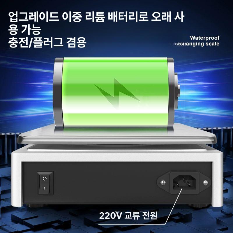 정밀 전자저울 스텐 계량 이유식 실험용 저울 미량 주방 사각 1000g 0.1g - 상세 이미지 4