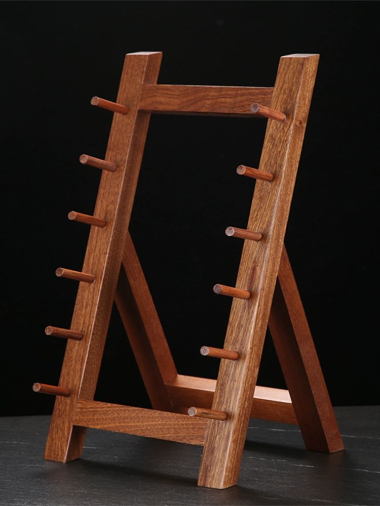 사시미 거치대 칼 진열대 거치 칼꽂이 우드 자석 칼거치대 - 상품 이미지