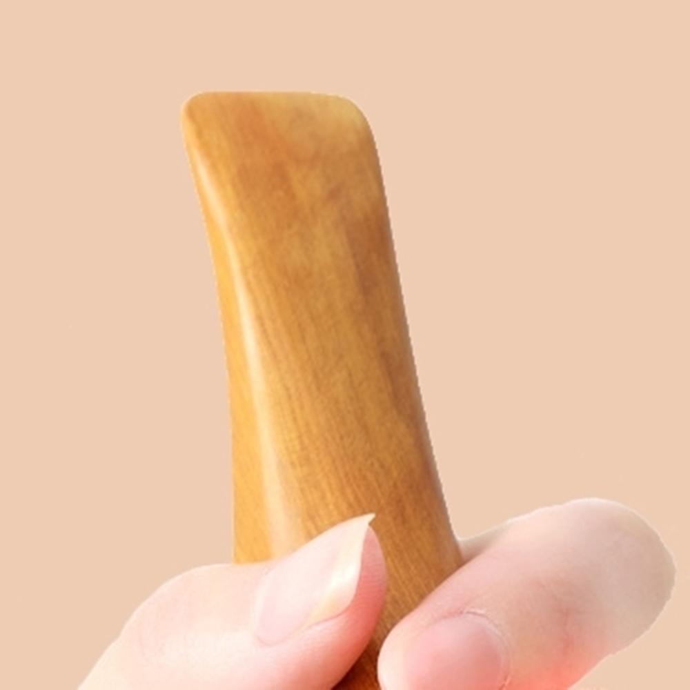 두피 얼굴 종아리 바디 나무 괄사 마사지 기 - 상세 이미지 5