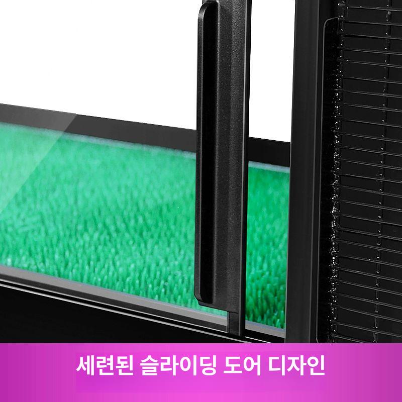 냉동고 사시미 보관 업소용 디스플레이 초밥 진열대 숙성 120x35x33cm 블랙 클래식 - 상세 이미지 5