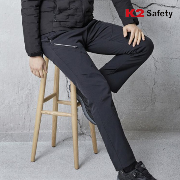 K2 세이프티 등산 바지 작업복 바지 기모 방한 기능성 작업복 하의 남자 근무복 F307R - 상품 이미지