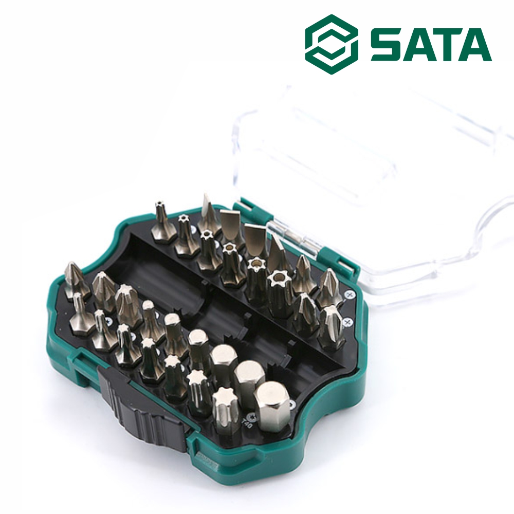 사타 SATA 1/4 육각 비트 세트 30PCS 09331 도라이바 - 상품 이미지