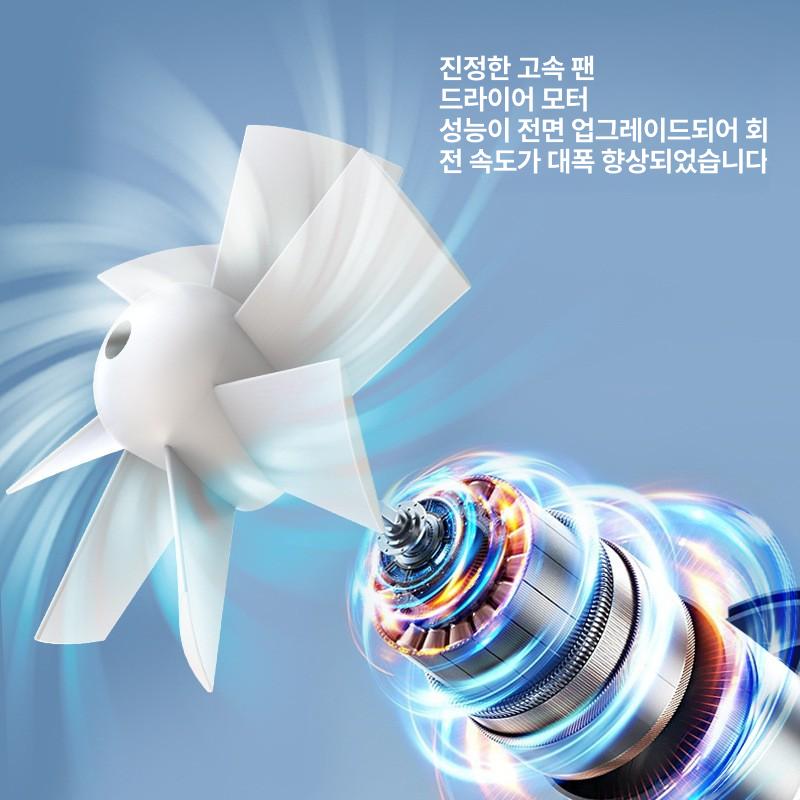 허리 밸트형 현장용 야외용 냉풍기 충전식 작업용 바지용 라바오렌지 - 상세 이미지 3