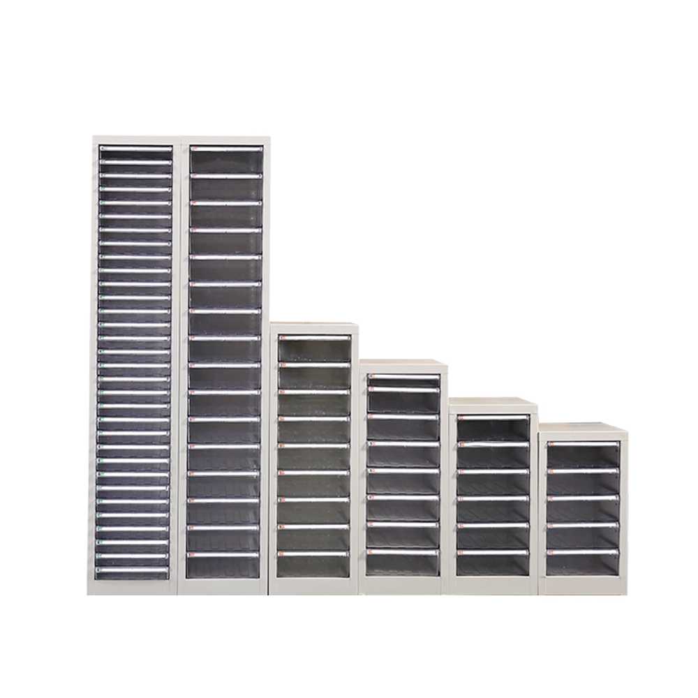 A4 용지 서랍장 파일 데스크탑 용 문구 용품 보관 수납장 5단 0.8mm 이미지 6