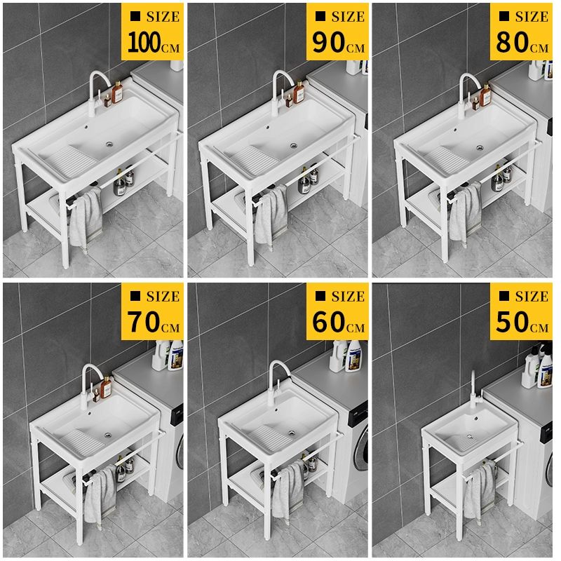간이 세면대 캠핑용 스테인레스 세면볼 개수대 사무실용 100cm + - 상세 이미지 2