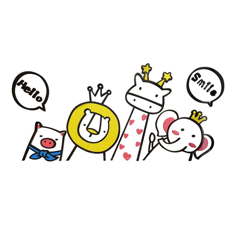 데코스티커 벽장식 어린이집 카페 입체 인테리어 3D 벽꾸미기 - 상세 이미지 5