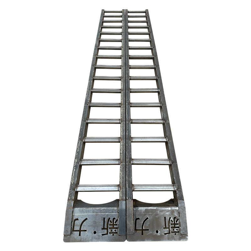 운반용 경사로 화물차 상하차 운송용 국내자체제작 농기계 블랙 2.0m 40mm 7t 강판 헤드 - 상품 이미지