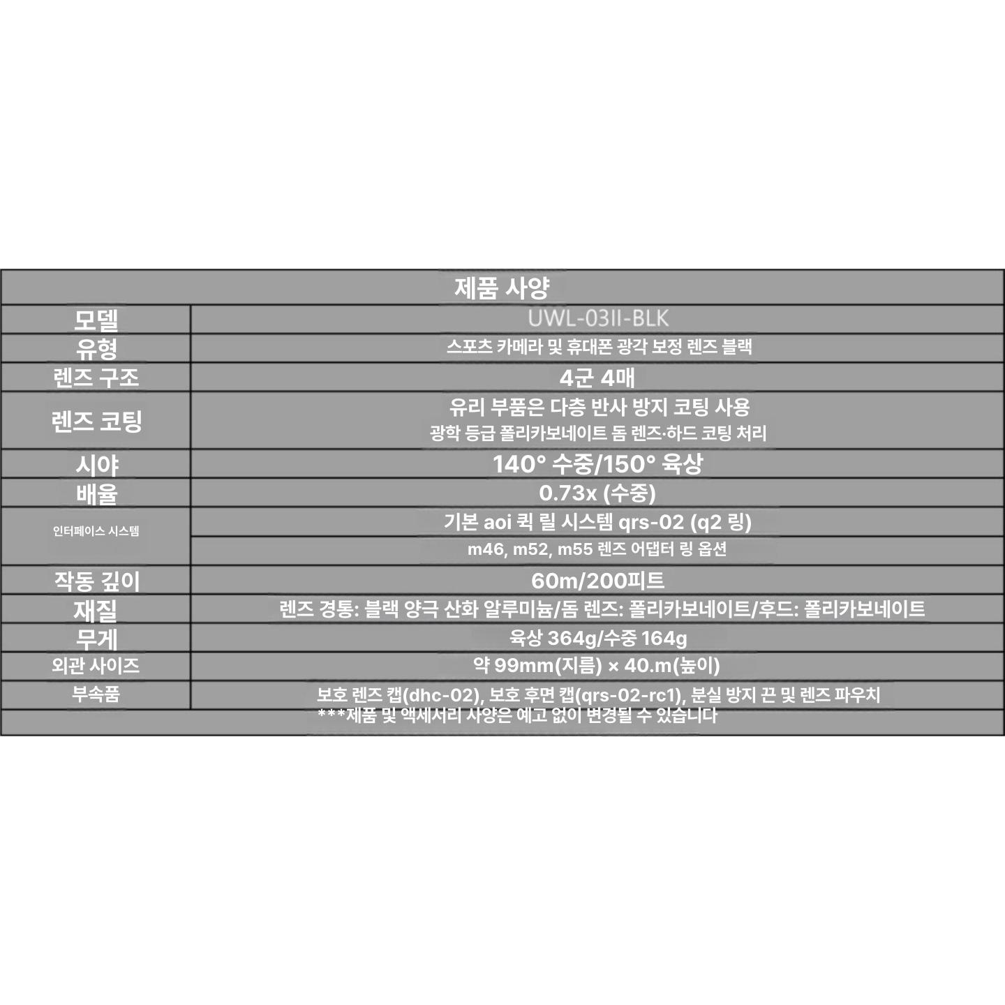 광각렌즈 어댑터 고프로 인스타360 호환 - 상세 이미지 4
