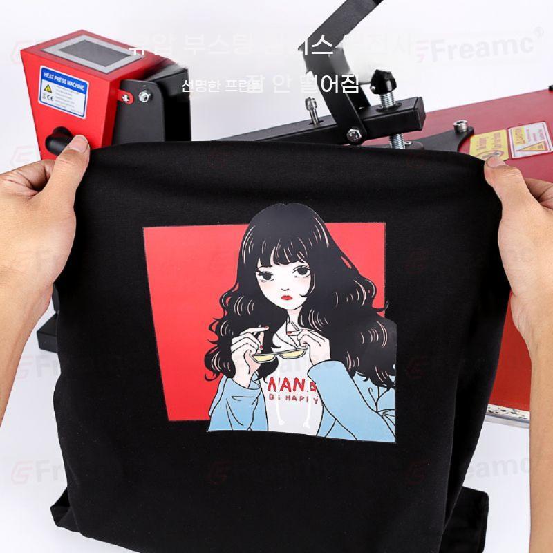 열전사기 전사기 로고 옷티셔츠 열프레스 프린터 인쇄 티셔츠 의류 프린트 열접착 프린팅 기계 - 상세 이미지 2