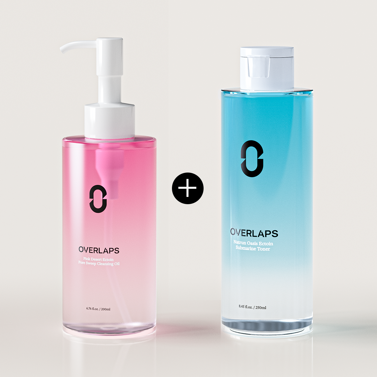 엑토인 포어 스윕 클렌징 오일 200ml + 서브마린 토너 250ml - 상품 이미지