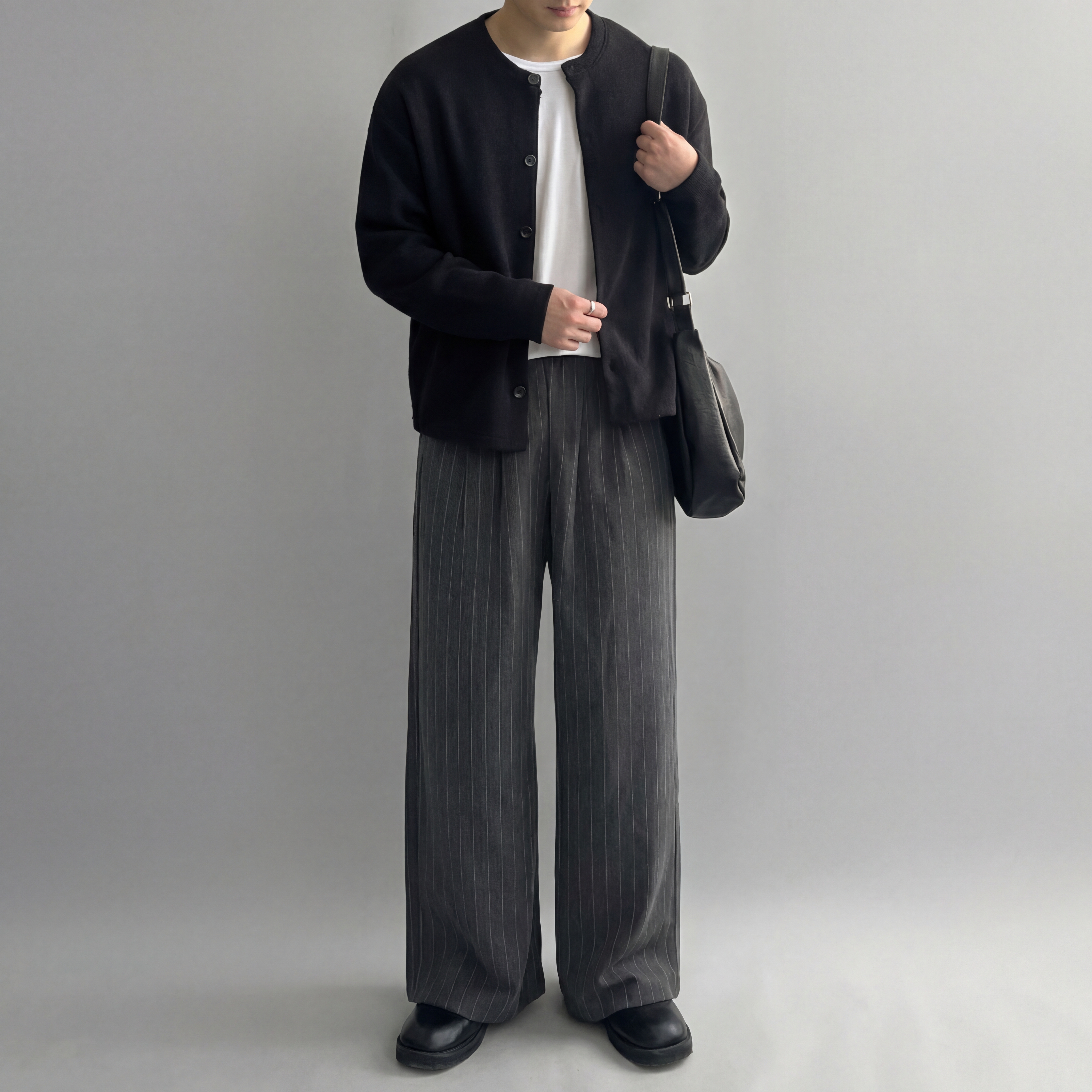 남자크롭가디건 남자라운드가디건 이미지 8