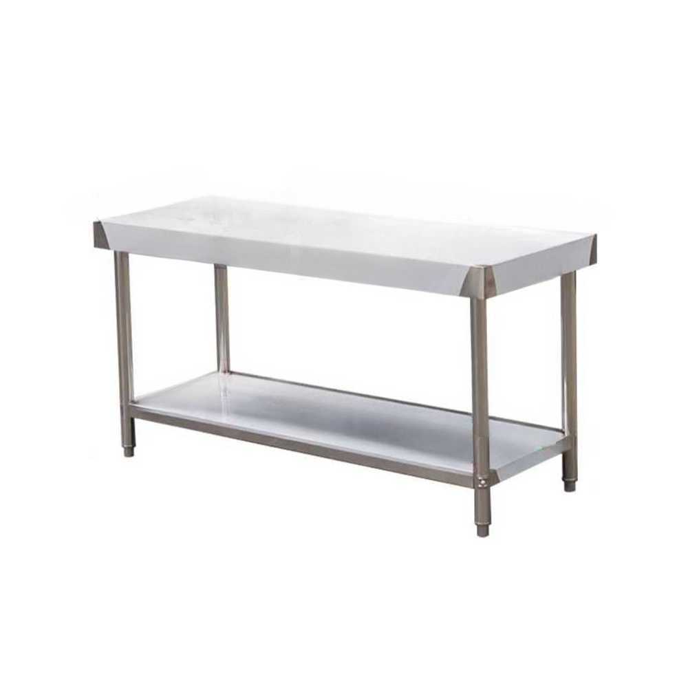 업소용 작업대 보조 조리대 요리 선반 넓은 스텐 철제 80x40x80cm 2단 - 상품 이미지