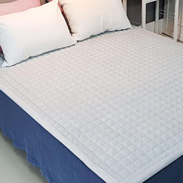 따뜻한 겨울 극세사 패드 보들 극세사 누빔 패드 피치스킨