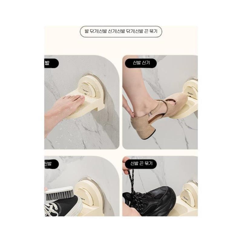 욕실 발판 발씻기 디딤대 화장실 샤워 지지대 발 거치대 발받침대 다리 - 상세 이미지 5