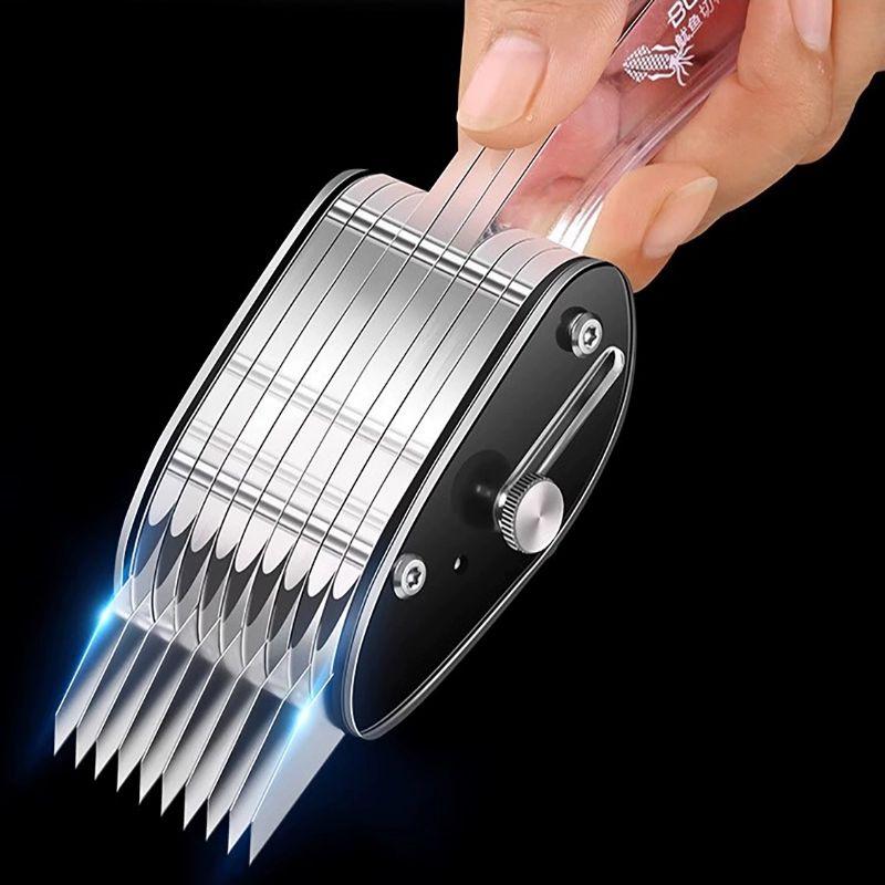 오징어 칼집 내는 손질 도구 무늬 벌집 한치 1. 모양 3mm 오징어 꽃칼 세트 - 상세 이미지 2