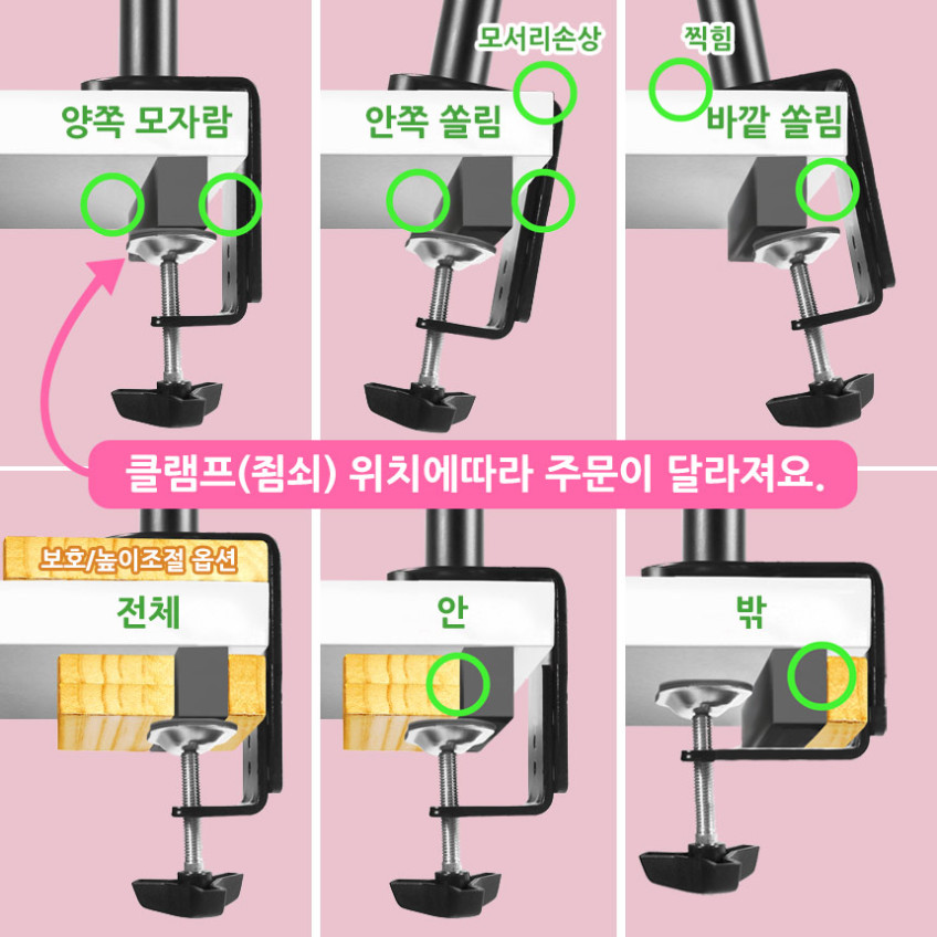 모니터암보강판 스피커 책상설치불가 각파이프 나무판 높이거치대 40mm50x50 재단가능 판매처 상세 정보 이미지 1