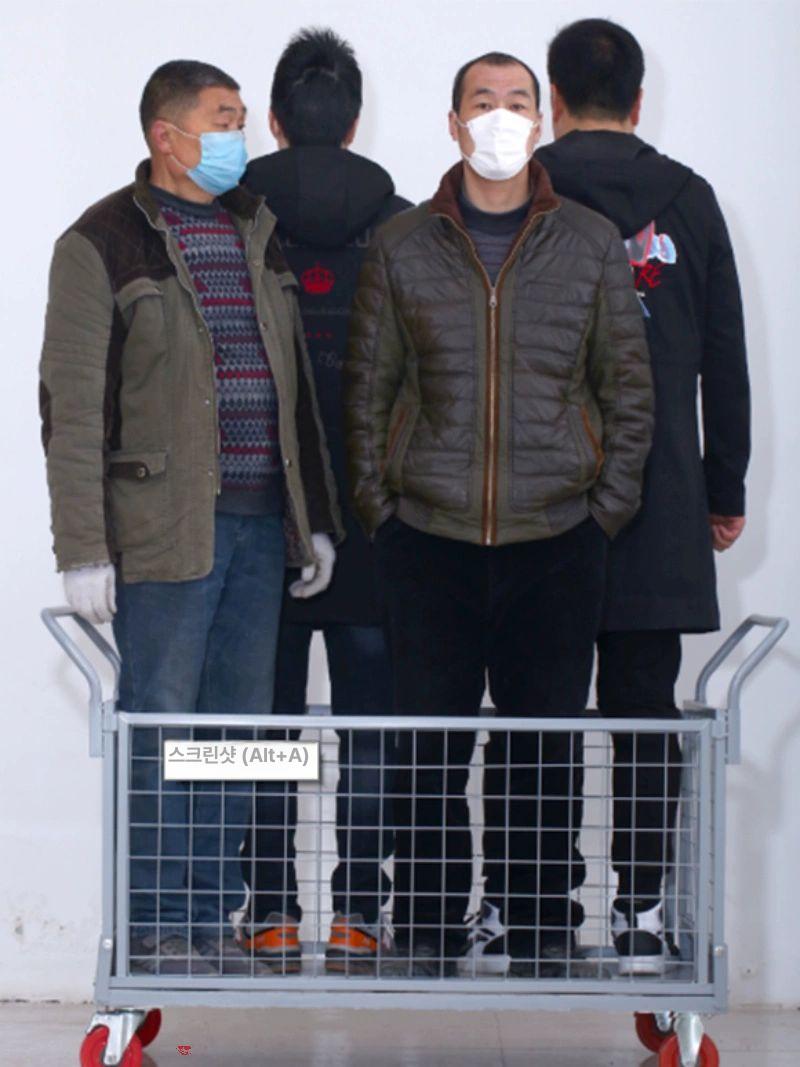 접이식 롤테이너 운반카트 망카트 끌차 바스켓 짐수레 운반 바스켓카트 무소음 이동식 구르마 - 상세 이미지 4
