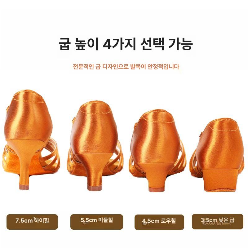 라인 댄스화 줌바 살사 라틴 스포츠 연습용 댄싱 슈즈 - 상세 이미지 4