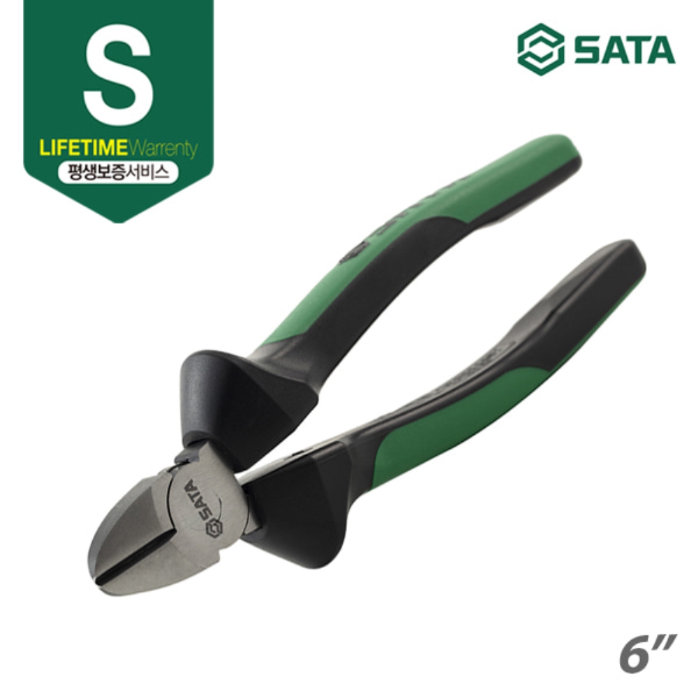 사타 SATA 독일제 니퍼 180mm(7인치) 72722 구리선 철선 절단 - 상세 이미지 2