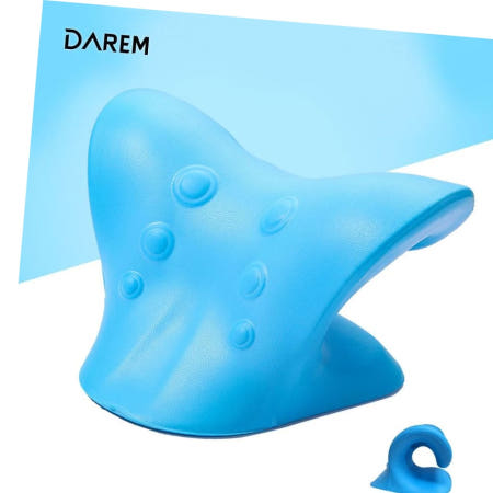 베개 다름 c커브 경추 마사지 베게 / 거북목 일자목 쿠션