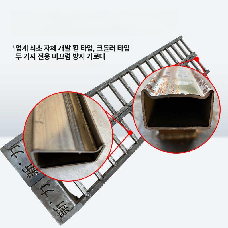 운반용 경사로 화물차 상하차 운송용 국내자체제작 농기계 블랙 2.0m 40mm 7t 강판 헤드 - 상세 이미지 2