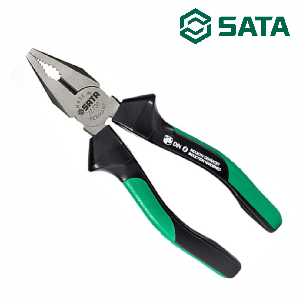 사타 SATA 독일제 펜치 160mm(6인치) 72730 철선절단 전공뺀찌 - 상품 이미지