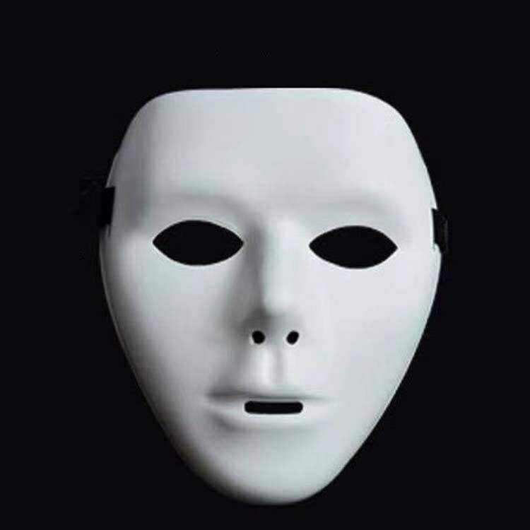 신비로운 풀페이스 백색가면 이벤트 할로윈 무도회 파티 남성용 - 상세 이미지 5
