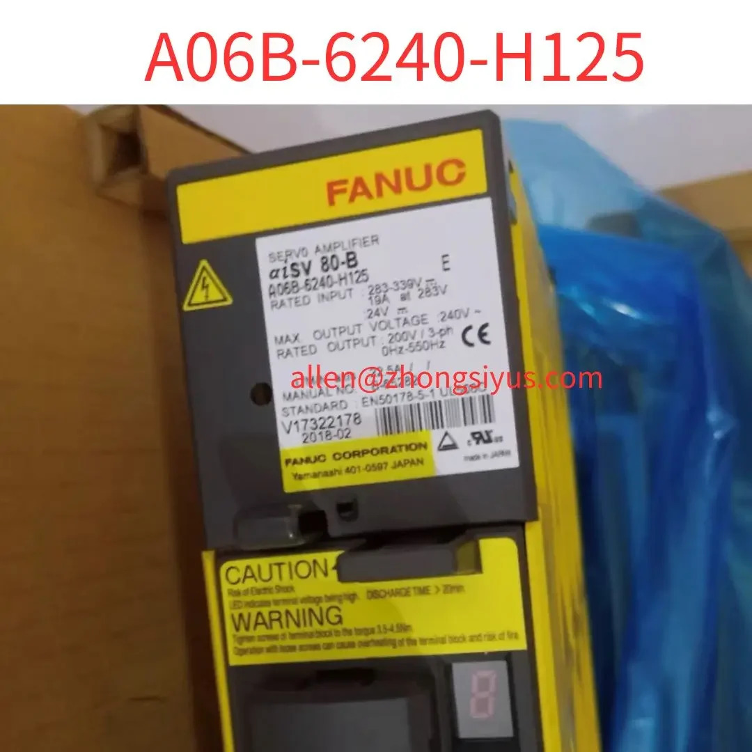 오리지널 서보 드라이버 A06B-6240-H125 신