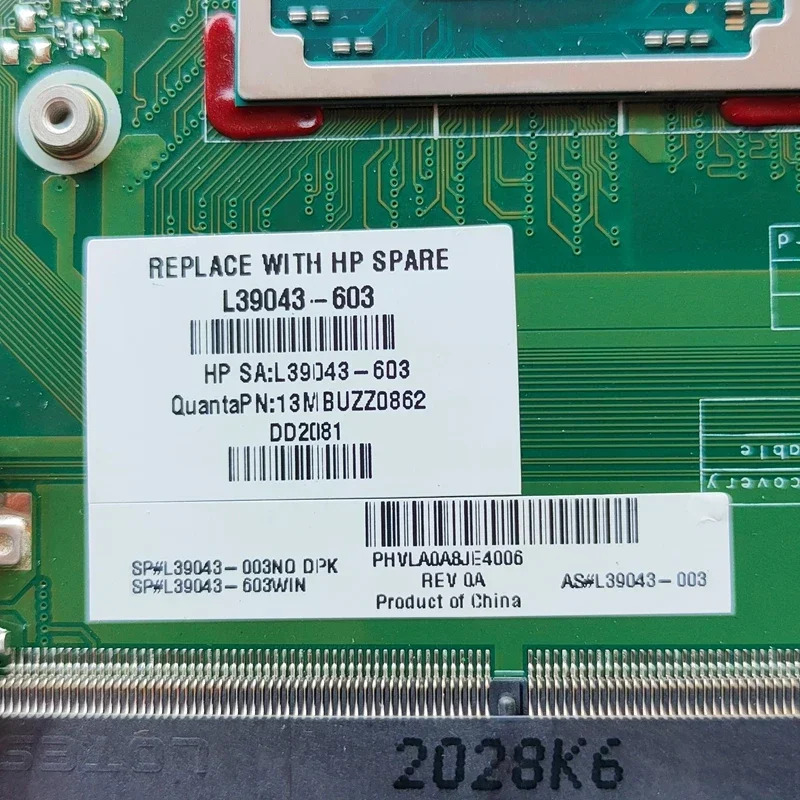 hp호환 Pilion 22-C 24-F AIO 마더보드L39043-603 L39043-003 DAN97FMB6D0 DDR4 메인보드 완전 작동 리퍼
