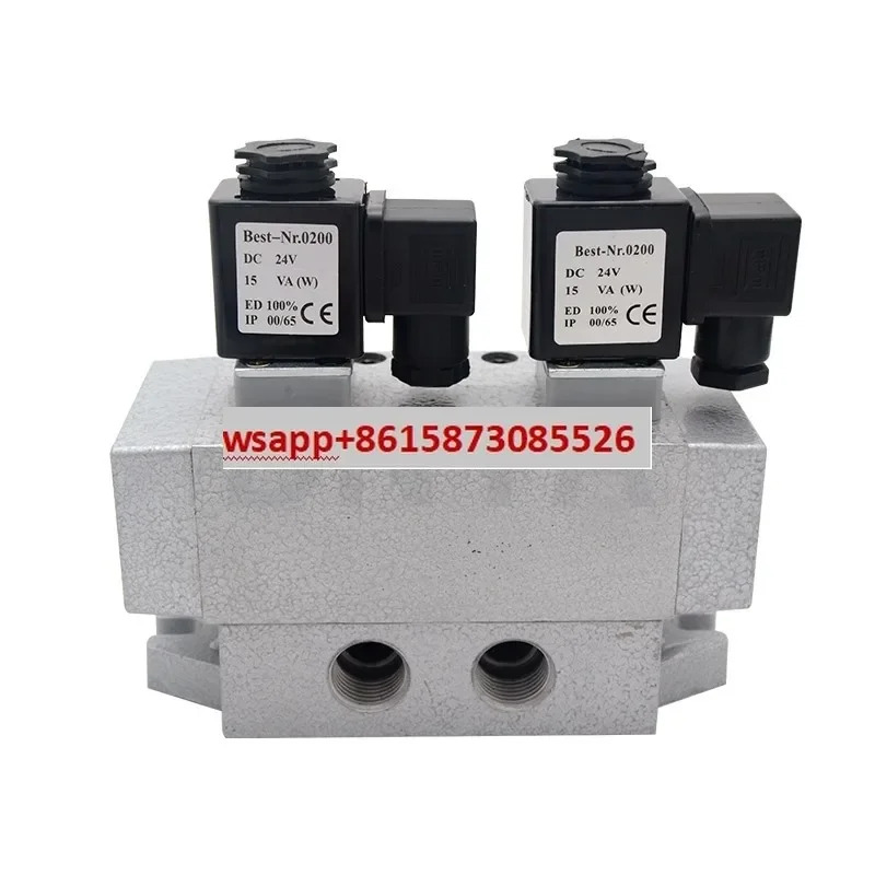 K25DH-15 솔레노이드 밸브 K35 대유량 K25D 구형 K25D2H-10 2위치 5방향 -08-20-25-Y