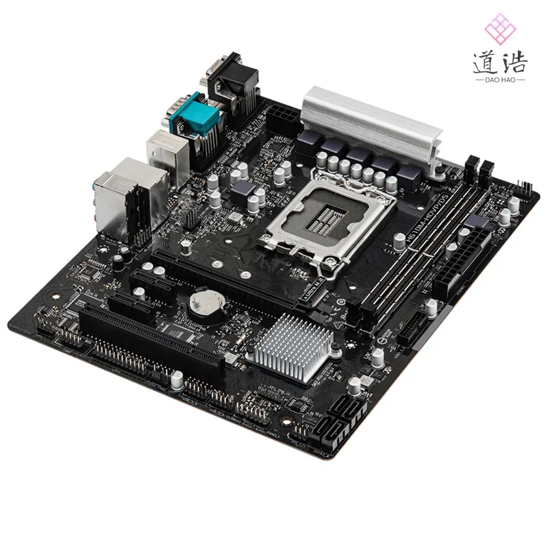ASRock호환 H610M-HDVP/D5 마더보드96GB HDMI PCI-E4.0 M.2 LGA 1700 DDR5 마이크로 H610 메인보드 완전 작동 리퍼