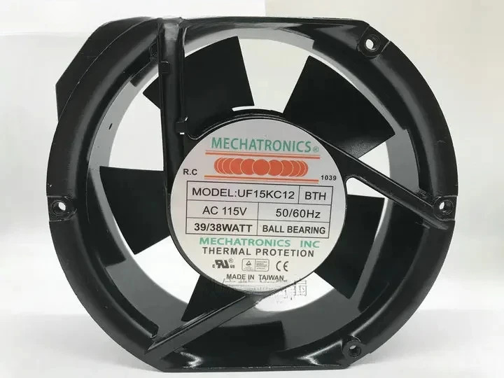 메카트로닉스UF15KC12 BTH 172mm 17cm AC 115V 39/38W 17251 산업축 케이스 냉각팬