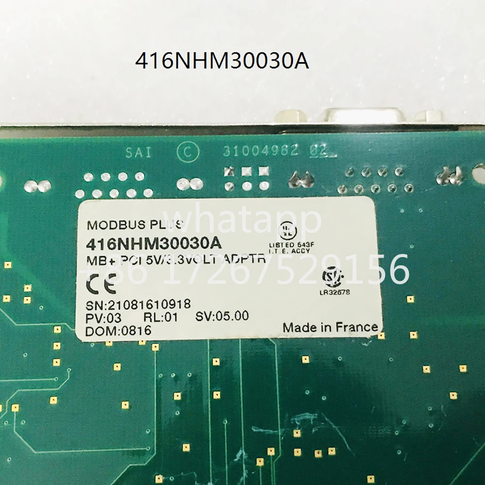이미지 수집 카드 MB PCI-85 416NHM30030A Schneider단일 채널 32비트