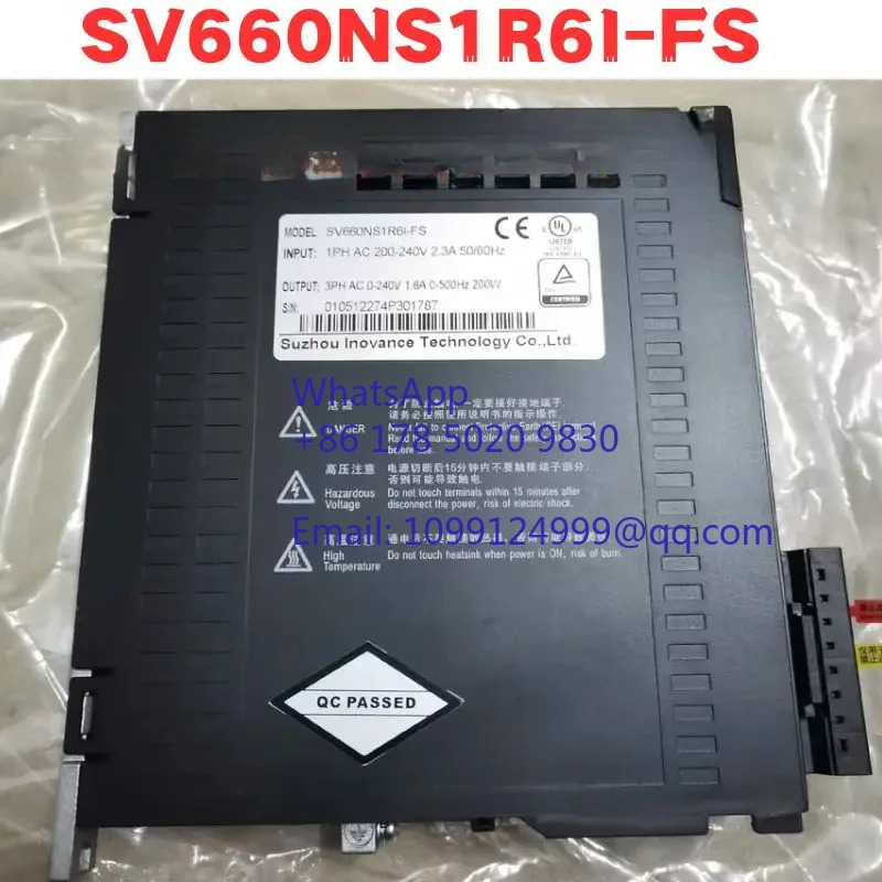 리퍼 서보 드라이버 SV660NS1R6I-FS 정상 기능 완료