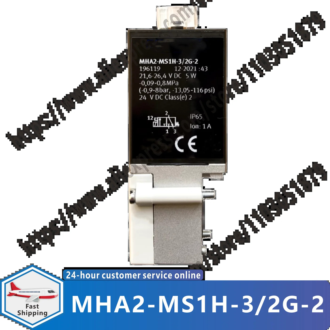 코일 없는 솔레노이드 밸브 바디 MHA2-MS1H-3/2G-2 196119
